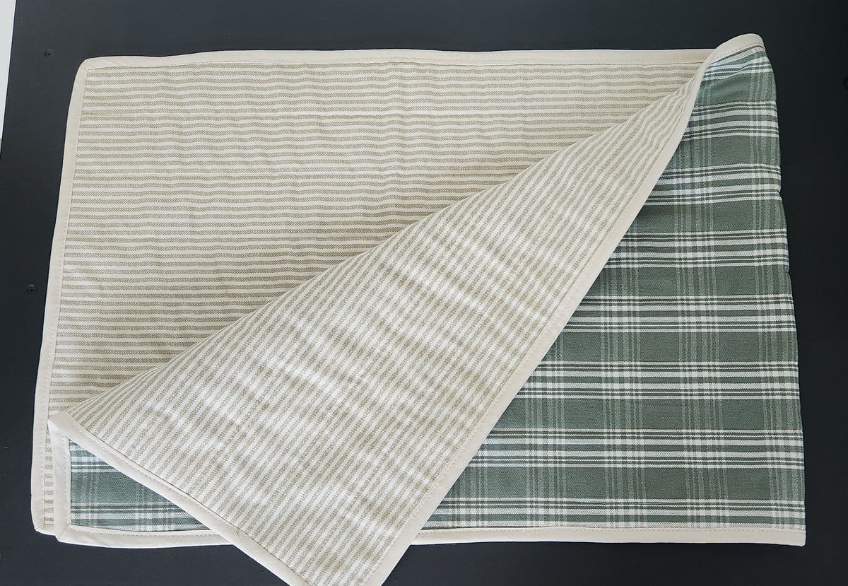 Reversible Quilted Coffee Table Runner Hot-Pad