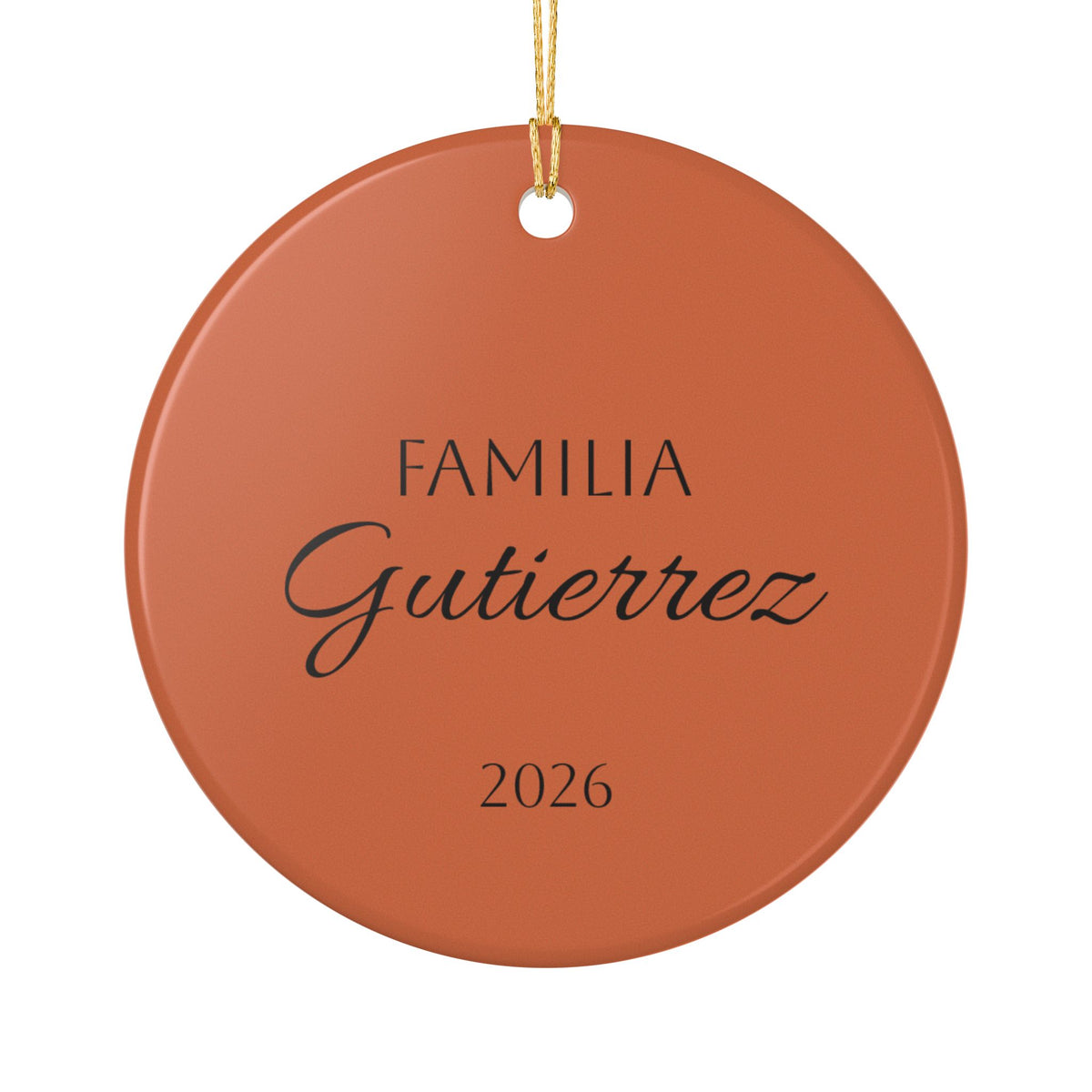 Personalized Mexican Barro Pintado Style2 - Ceramic Double Sided Ornament