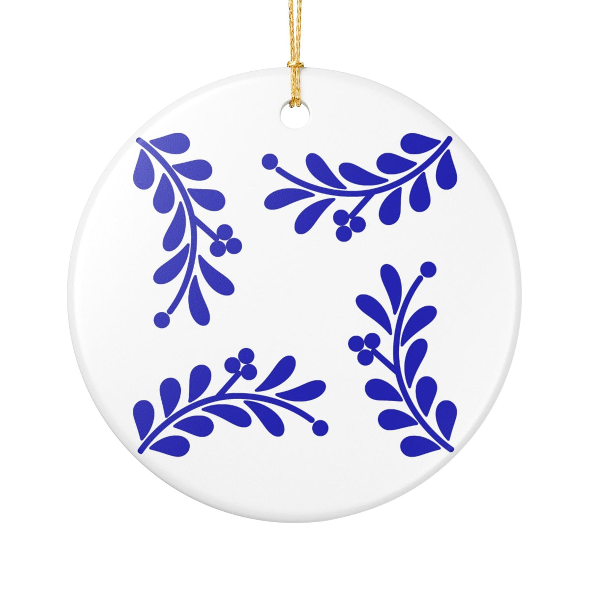 Personalized Mexican Talavera Style6 - Ceramic Double Sided Ornament