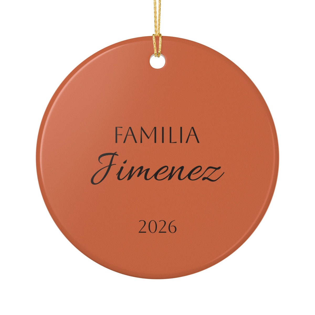 Personalized Mexican Barro Pintado Style5 - Ceramic Double Sided Ornament